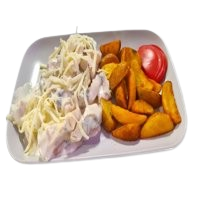 Пилешки късчета с топено сирене | 550гр.
